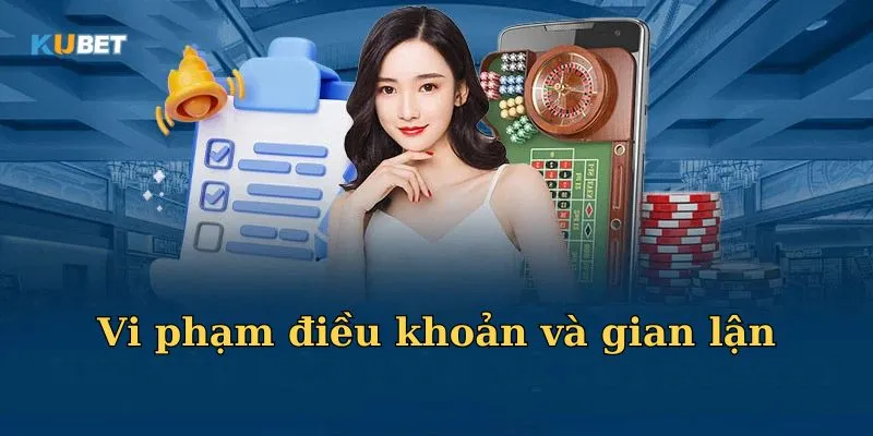 Các quy định khi vi phạm điều khoản sử dụng trang web
