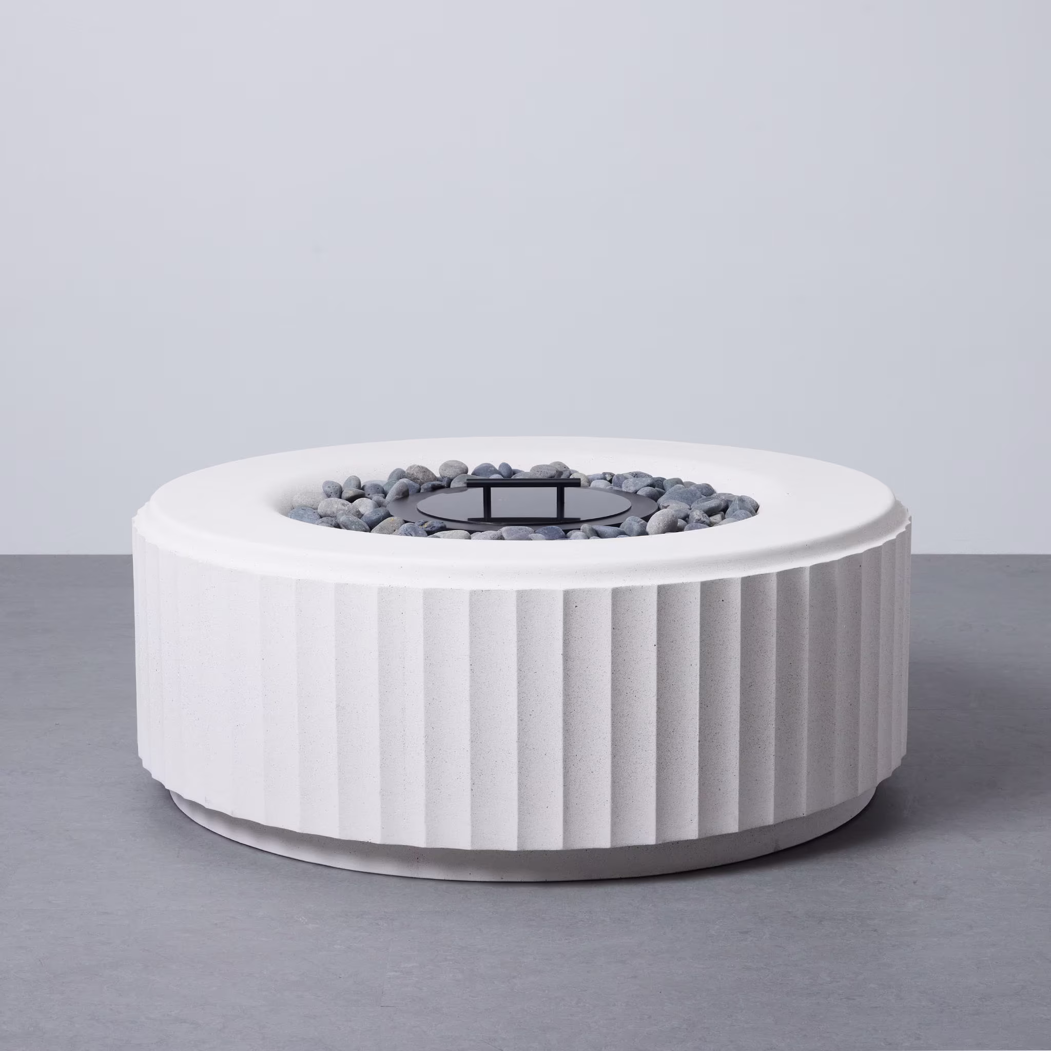 Amani Round Bioethanol Fire Pit