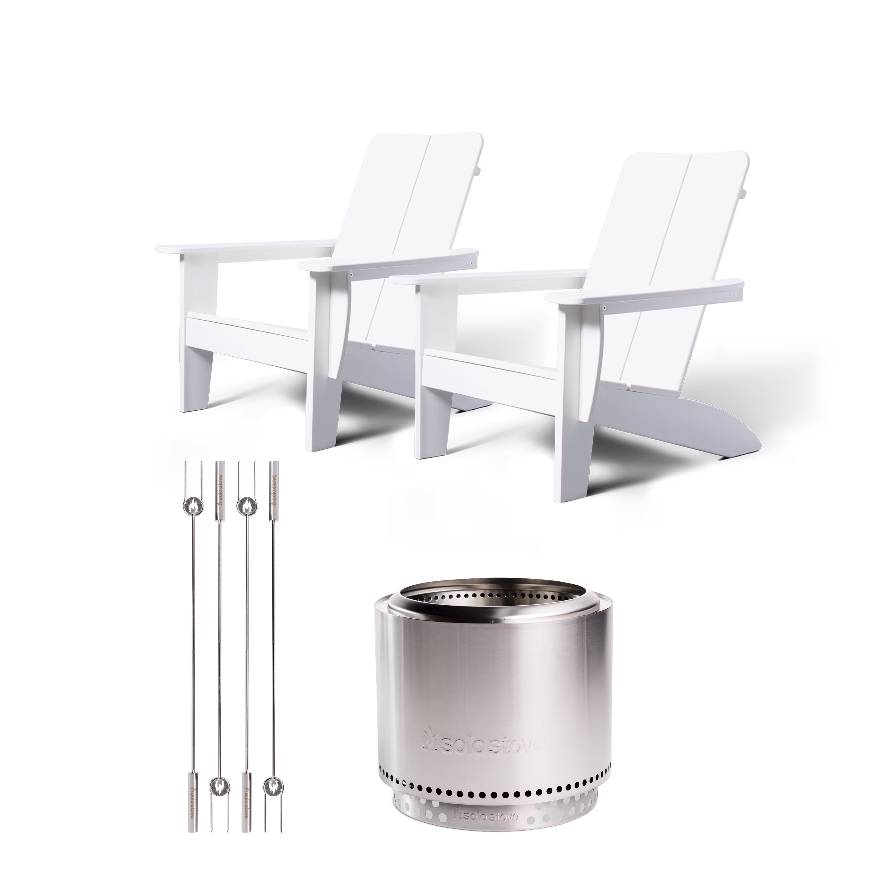 Bonfire 19.5" Fire Pit Deluxe Deck Bundle
