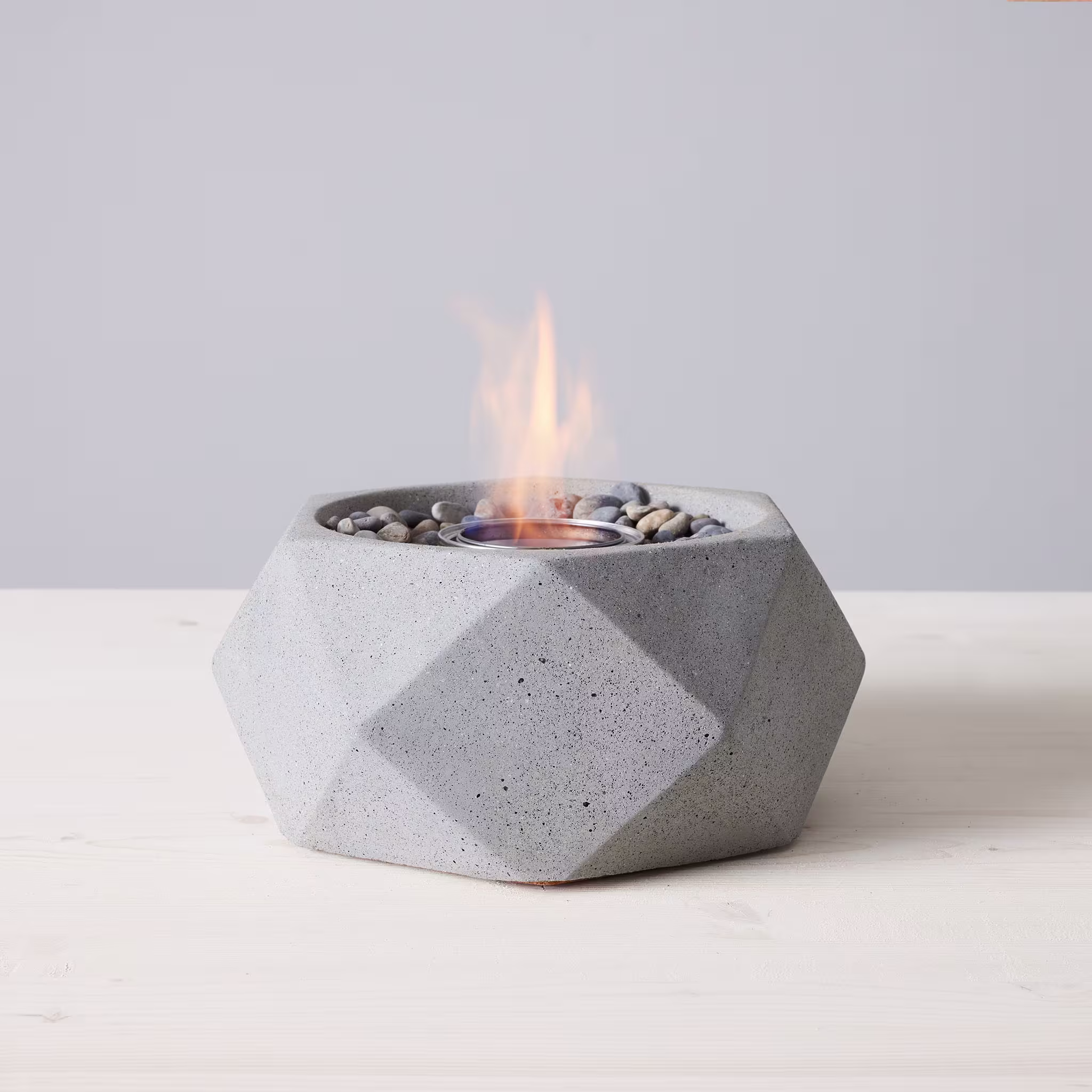 Geo Tabletop Fire Bowl