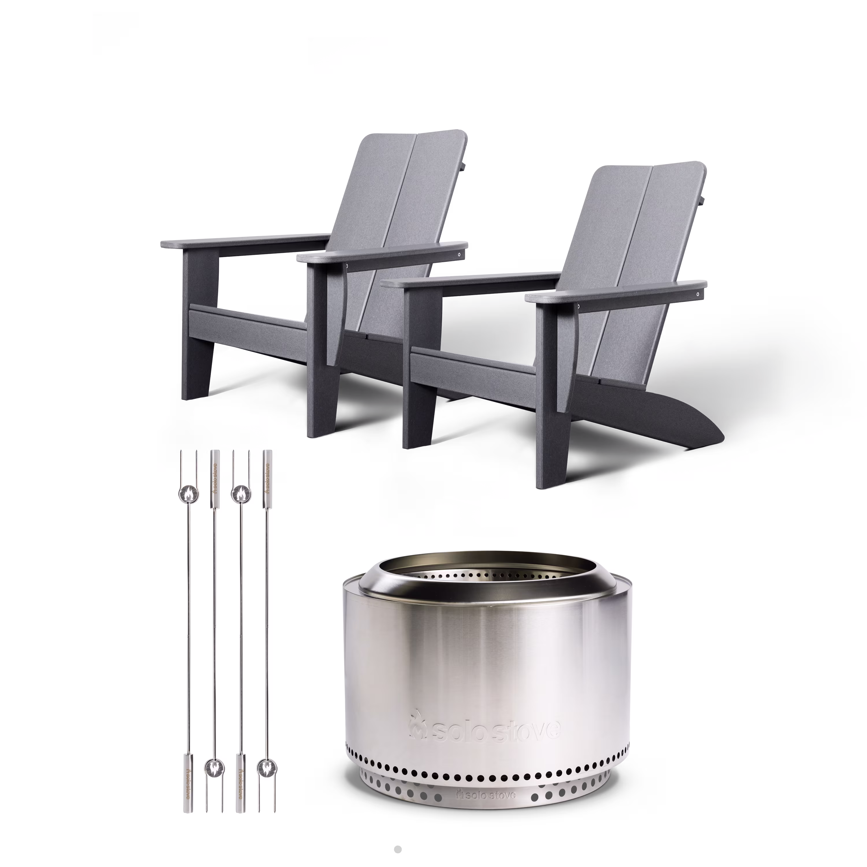 Yukon 27" Fire Pit Deluxe Deck Bundle